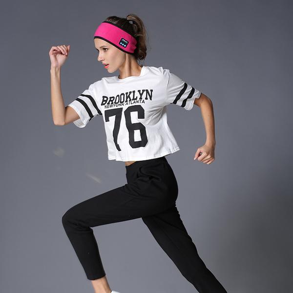 Wireless Bluetooth Headband – Sports, Fitness & Yoga Music Headband