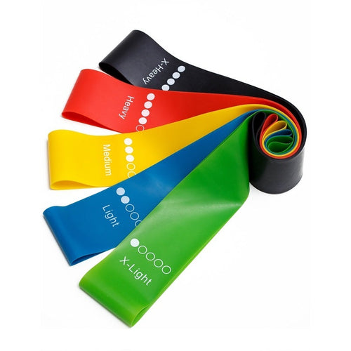 FitBloom Resistance Band Set (5-Level Home Workout Bands)