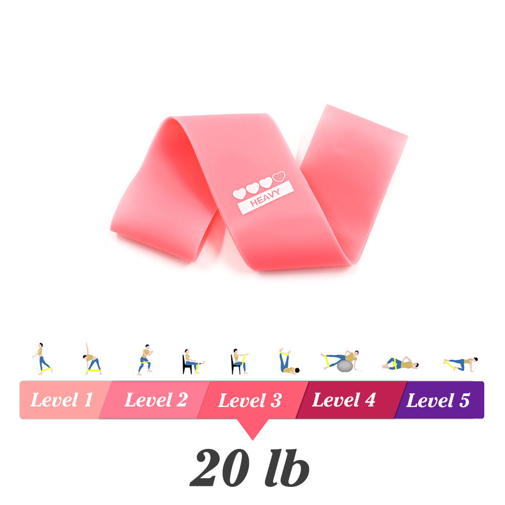 FitBloom Resistance Band Set (5-Level Home Workout Bands)
