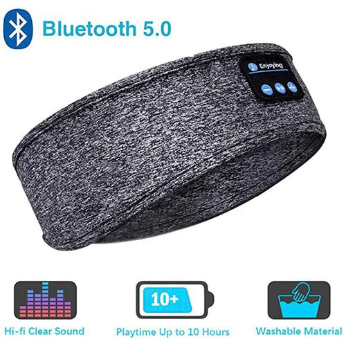 Fitbloom Wireless Bluetooth Sleep Headband & Eye Mask — Noise-Soft, Night-Long Comfort
