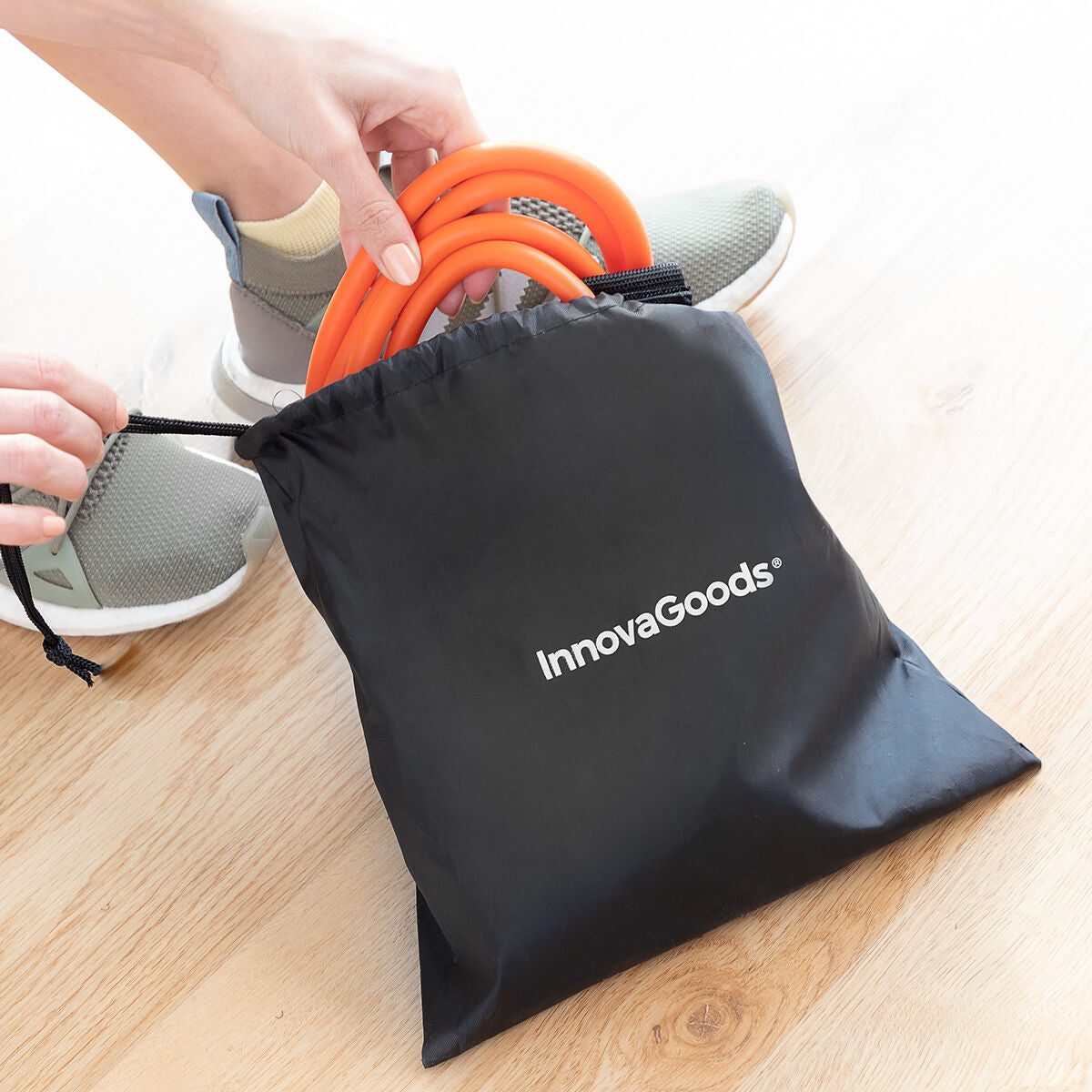 Fitbloom Belt with resistance bands for Glutes and Exercise Guide Bootrainer