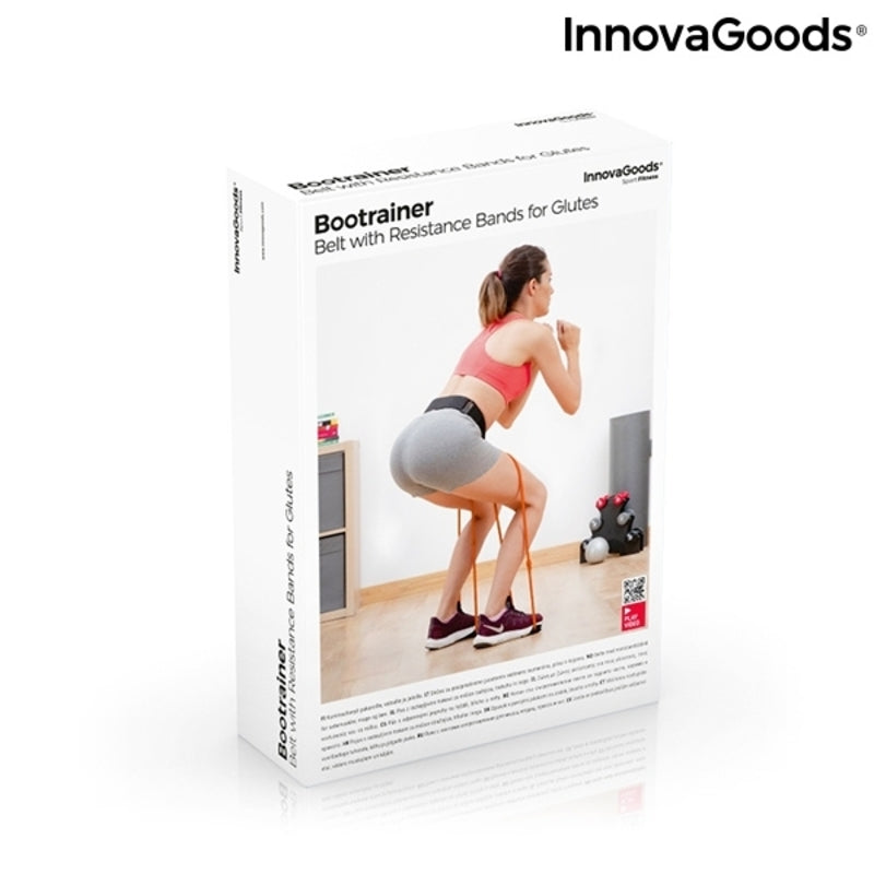 Fitbloom Belt with resistance bands for Glutes and Exercise Guide Bootrainer