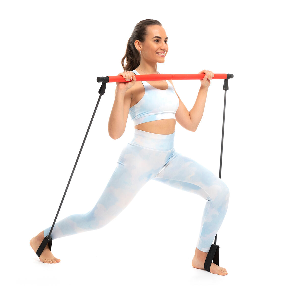 Fitbloom Premium Home Resistance Band Bar Kit