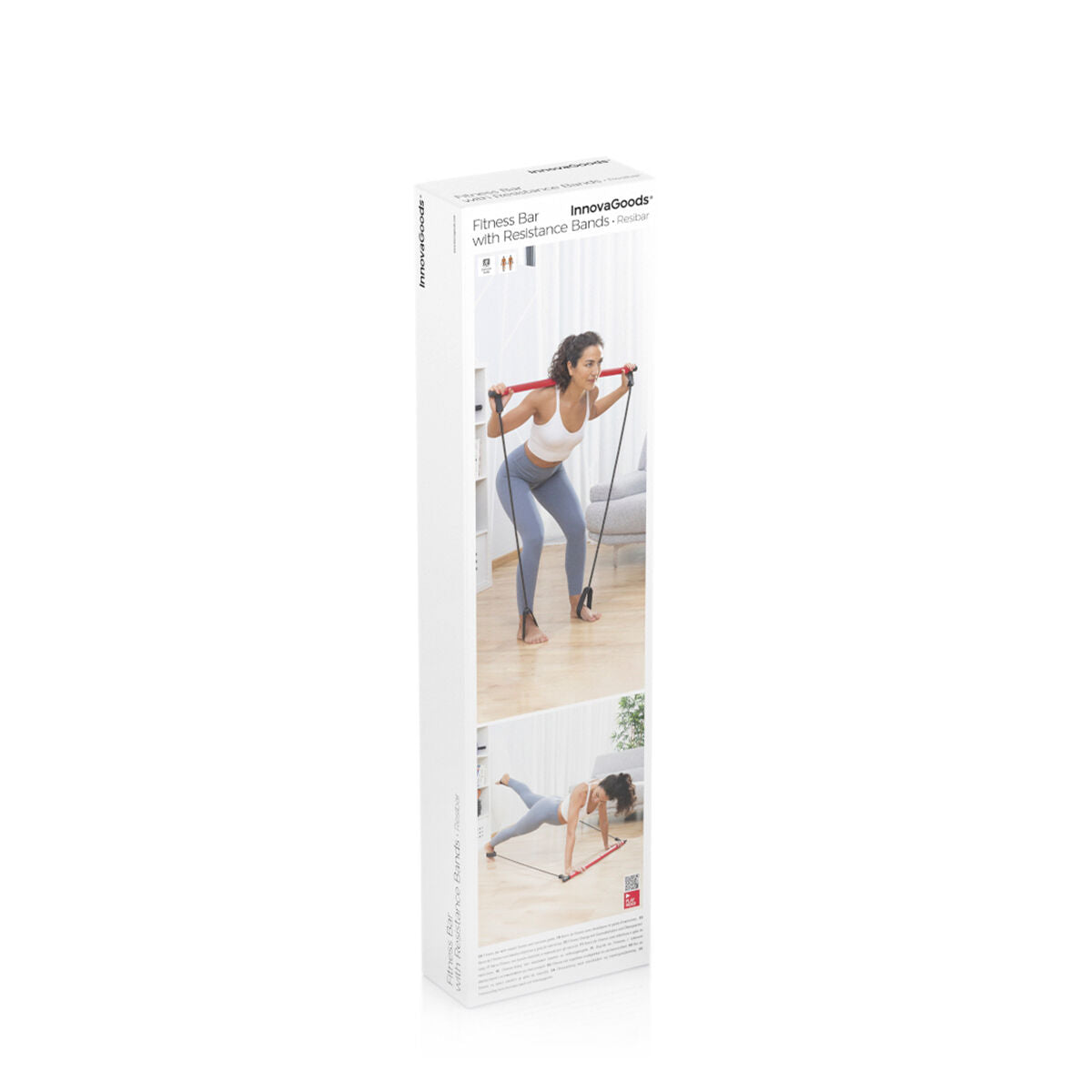 Fitbloom Premium Home Resistance Band Bar Kit