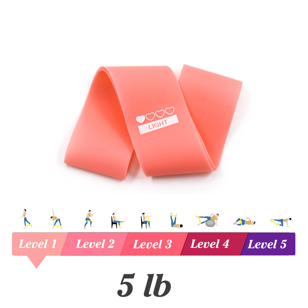 FitBloom Resistance Band Set (5-Level Home Workout Bands)