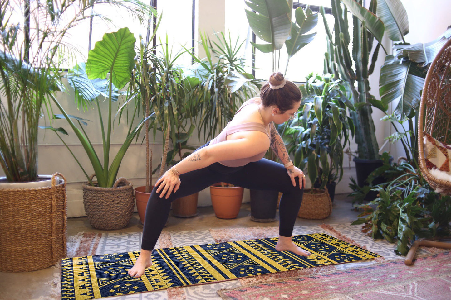 Fitbloom Printed PVC Premium Yoga Mat