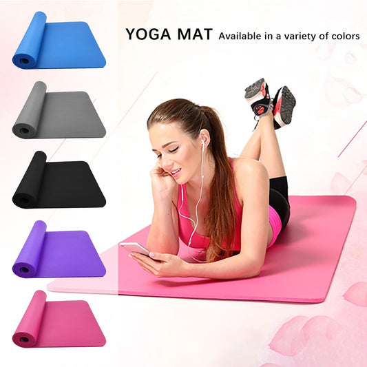 FitBloom Premium Yoga Mat (Non-Slip • Large Size)